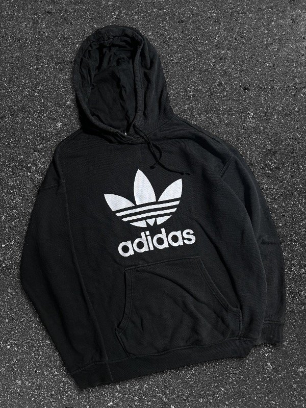 Producto - ADIDAS ORIGINALS HOODIE BIG TREFOIL BLACK OG