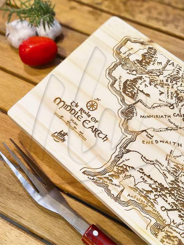 Producto - Tabla Larga Tierra Media - El Señor de los Anillos