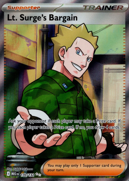 Producto - Lt. Surge's Bargain 170/132 Mega Evolution