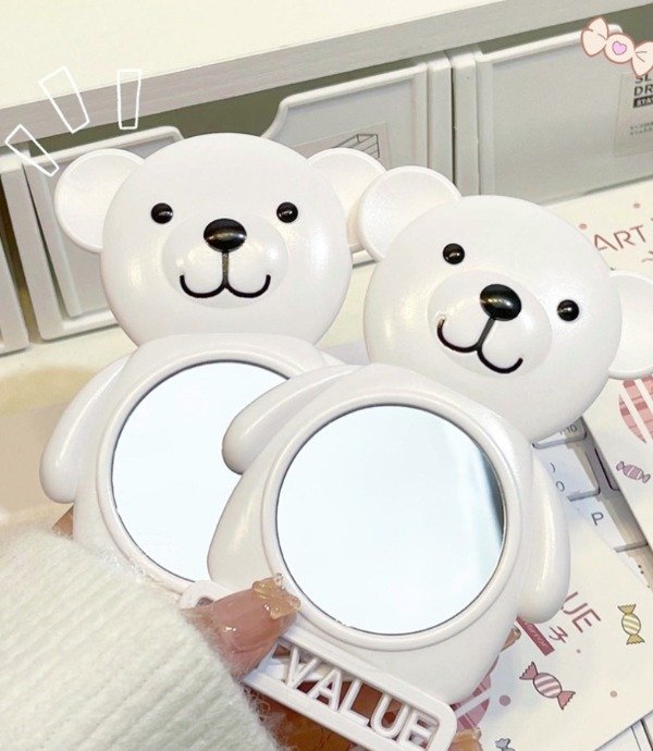 Producto - Espejo de Maquillaje The Bear Mirrow Art Value   11.5x7cm