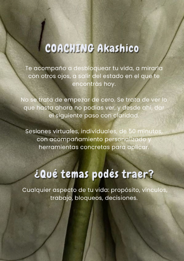 Producto - COACHING Akáshico 1:1 - 1