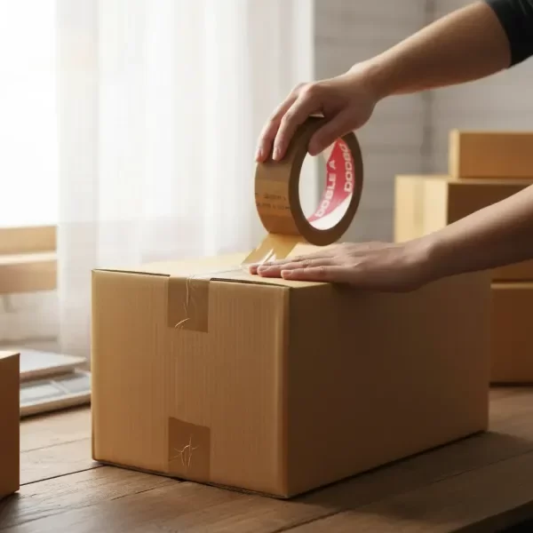 Producto - CINTA ADHESIVA 24 mm x 50 mts MARRON x caja 72 unidades - 4
