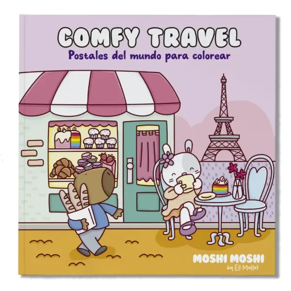 Producto - COMFY TRAVEL POSTALES DEL MUNDO PARA COLOREAR