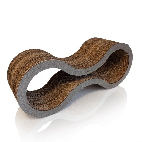 Producto - Rascador para Gatos de Cartón Corrugado Modelo Infinito Compacto Premium