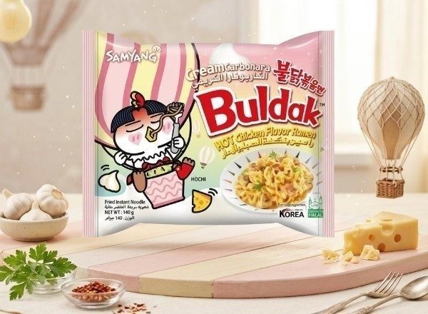 Producto - Ramen Buldak Picante Carbonara Cream (130 g)
