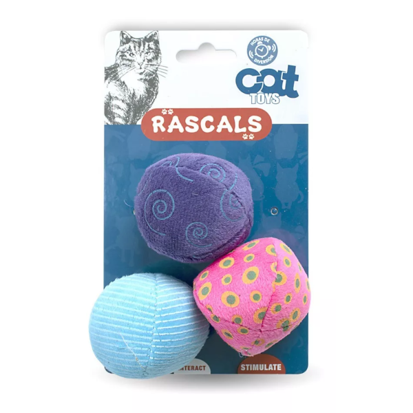 Producto - Pelota Gato x 3 Rascals
