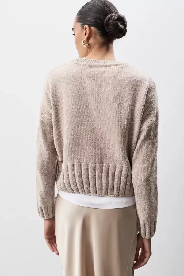Producto - Sweater cuello redondo crema Lefties - 2