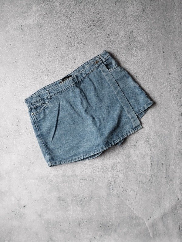 Producto - Short Pollera Jean Rigido