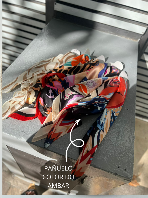 Producto - PAÑUELO COLORIDO AMBAR
