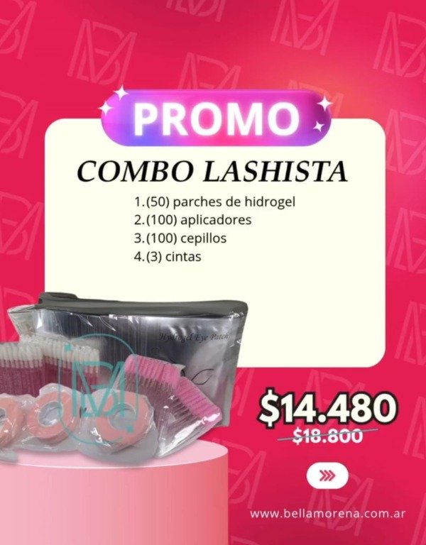 Producto - COMBO ESPECIAL LASHISTA