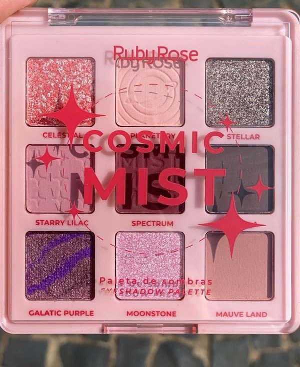 Producto - Paleta de sombras COSMIC MIST Ruby Rose