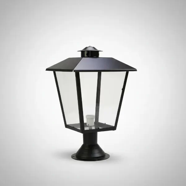 Producto - Farola Para Jardín 4 Caras Vidriada