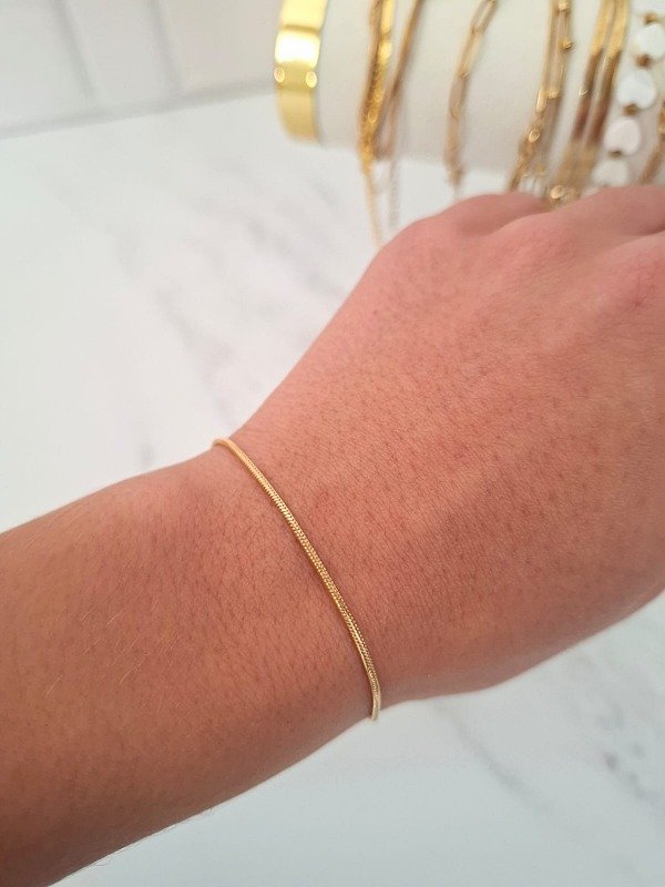 Producto - Pulsera Dorada Colita de ratón