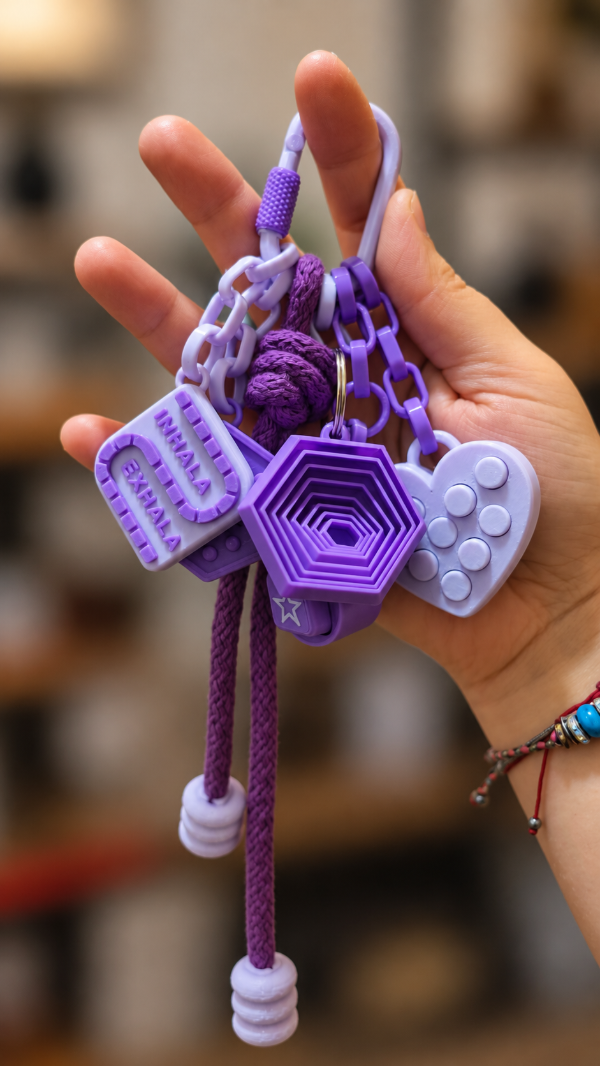 Producto - LLAVEROS CON CHARMS SENSORIALES - 0