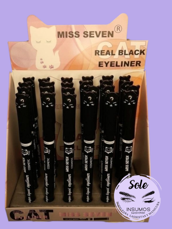 Producto - Delineador negro gatito