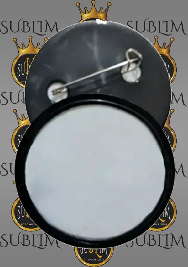 Producto - PIN DE PLASTICO SUBLIMABLE