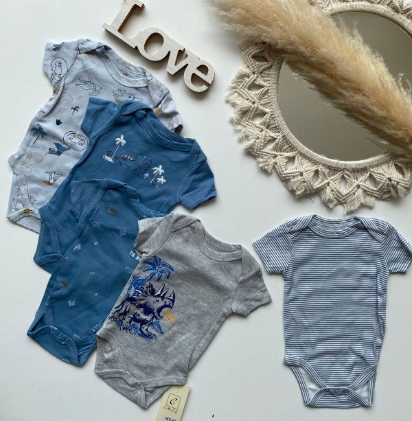 Producto - PACK X5 Bodys con diseños (9M) - COD 886