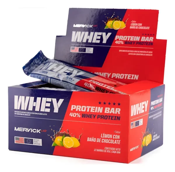 Producto - PROTEIN BAR MERVICK 21G PROTEINA
