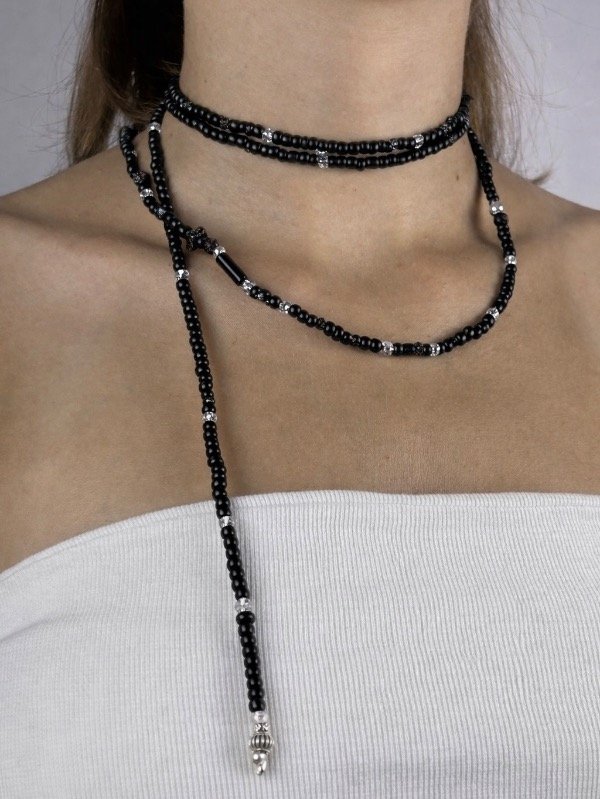 Producto - COLLAR MIL VUELTAS NEGRO 1010