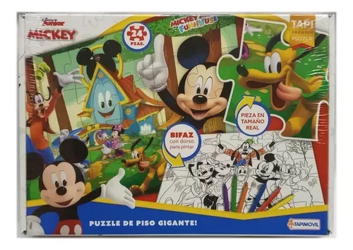 Producto - Puzzle de piso gigante Disney Junior Mikey Mouse (Tapimovil) 24 piezas grandes