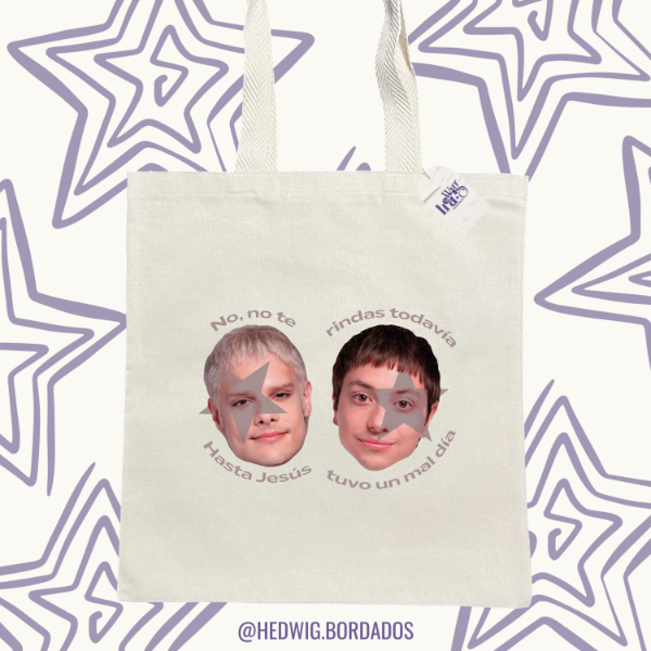Producto - TOTE BAG Hasta Jesus CA7RIEL Y PACO