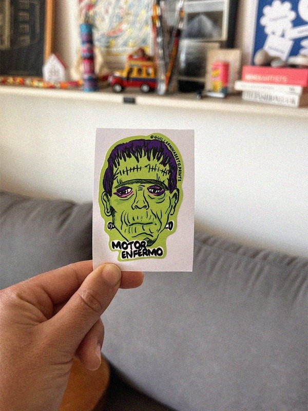 Producto - Sticker Motor Enfermo