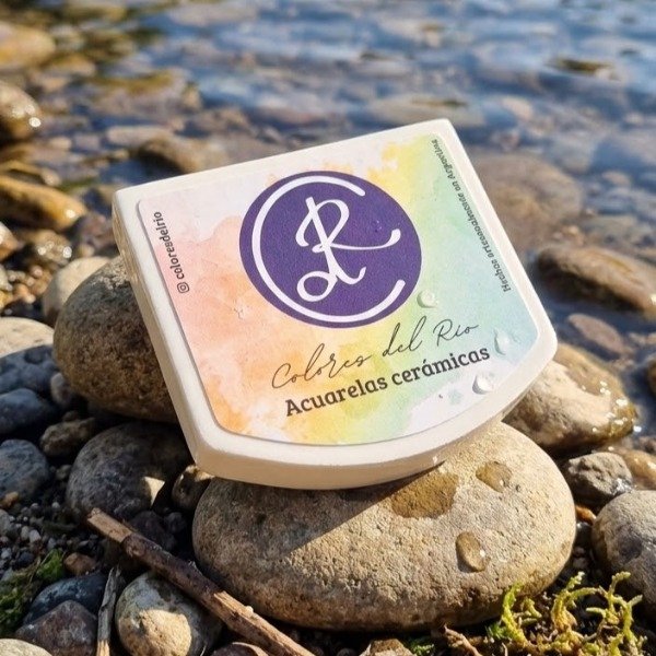 Producto - Acuarelas cerámicas en estuche Colores del Río - 0