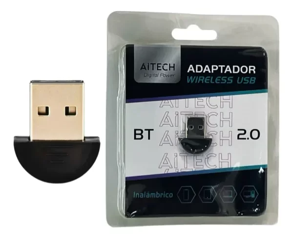 Producto - Adaptador Receptor De Bluetooth Usb Aitech