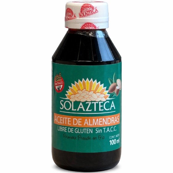 Producto - ACEITE DE ALMENDRA SOL AZTECA SIN TACC 100ml