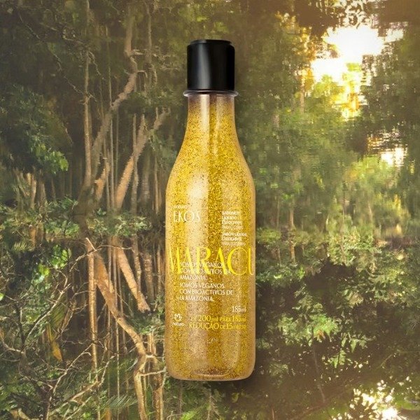 Producto - Jabón Líquido Exfoliante para el Cuerpo Ekos Maracuyá 185 ml - 0