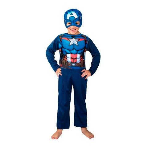 Producto - DISFRAZ ECONOMICO CAPITAN AMERICA