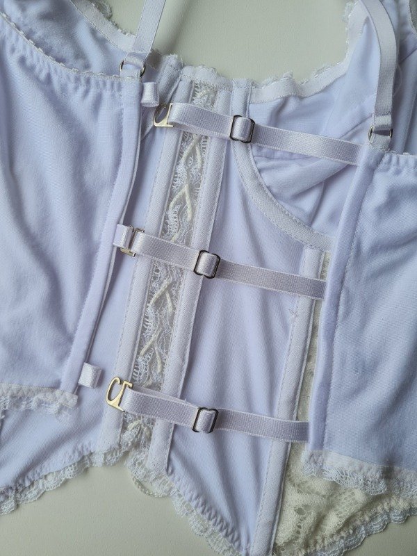 Bustier Paz blanco — imagen 4