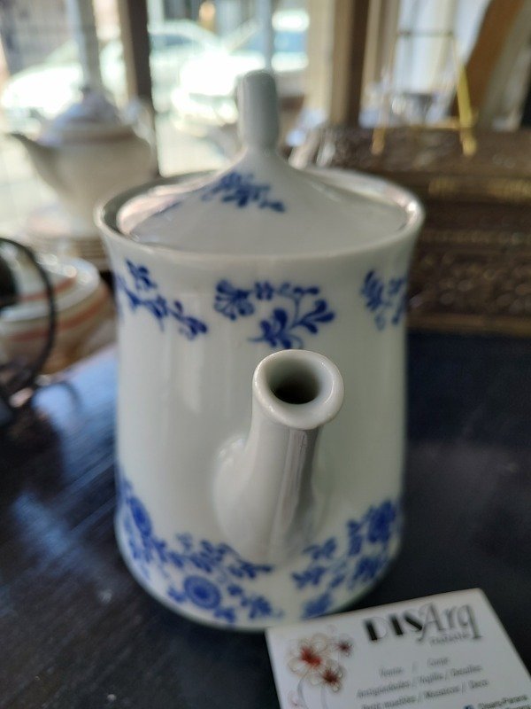 Producto - Tetera Marly azul flores - 1