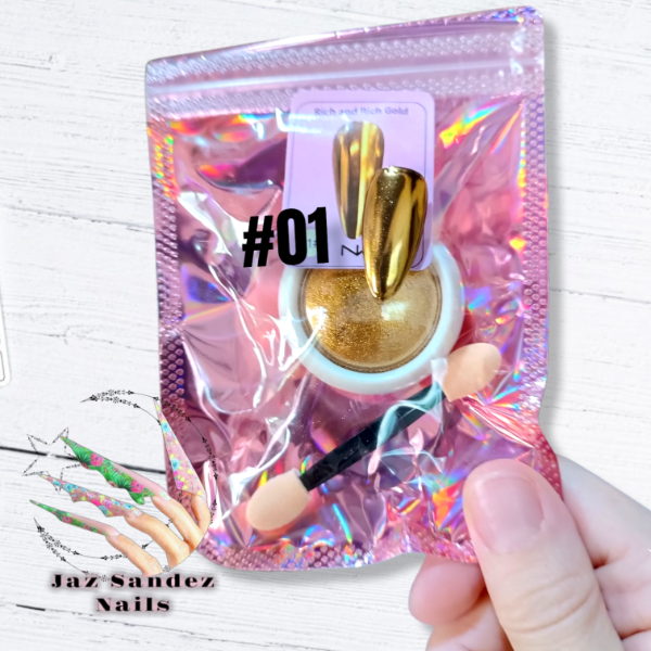 Producto - POLVO ESPEJO DORADO NAEZ #01