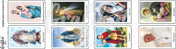 Producto - Transfer Color UV 30x10 Religioso 007