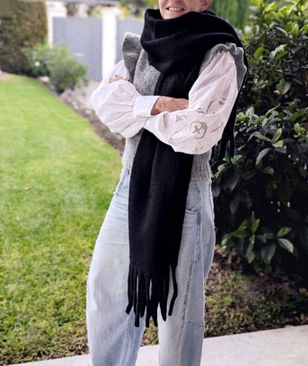 Producto - bufandón hug - negro -
