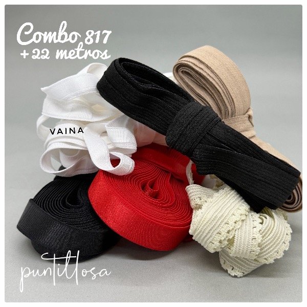 Producto - Combo 817 - Elásticos Surtidos +22 metros