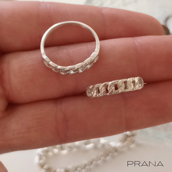 Producto - Anillo Eslabón N14 - Plata 900