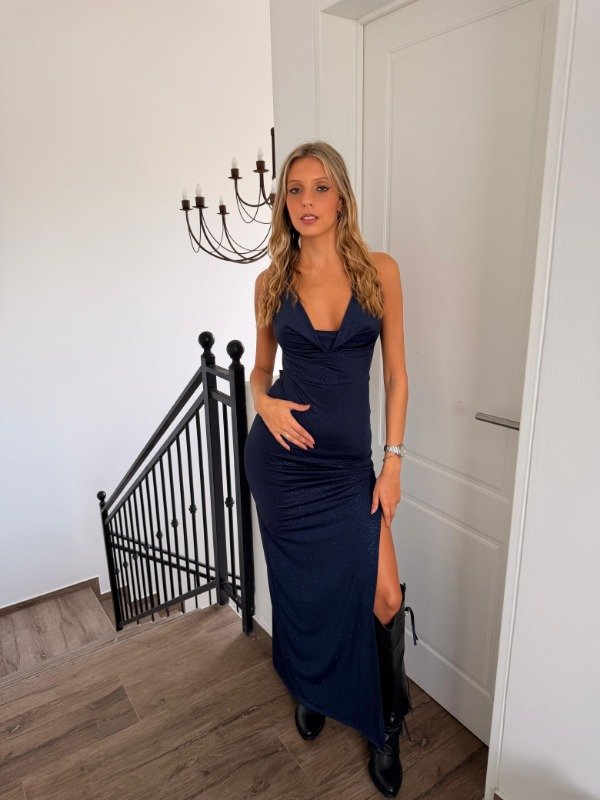 Producto - Vestido glitter blue