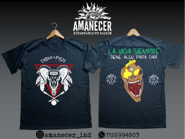 Producto - Remera Cabra Da Peste La vida siempre