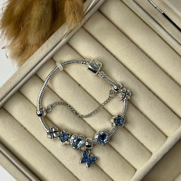 Producto - Pandora de acero blanco mariposa - 0
