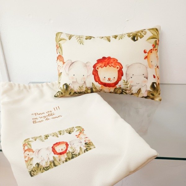 Producto - Almohadón selva león