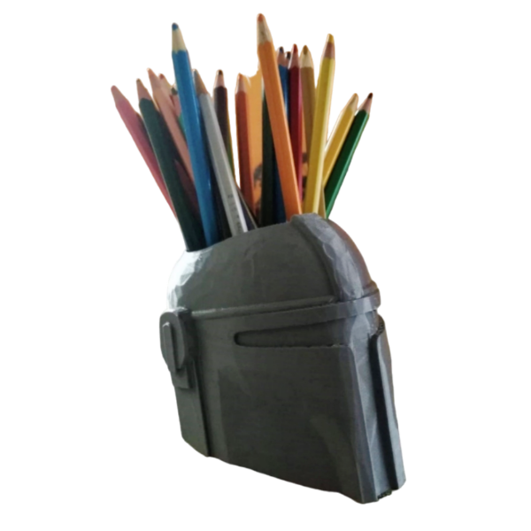 Producto - Porta Lápices Mando Mandalorian Star War Lapicero Escritorio