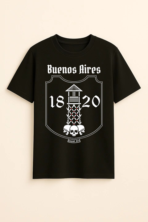 Producto - Escudo de la Provincia de Buenos Aires (Negra Clásica Hombre Frontal)