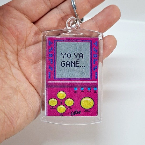 Producto - Llavero - Yo ya gané - Fucsia