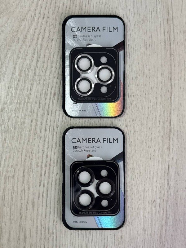 Producto - VIDRIO DE CÁMARA METALIZADO PARA IPHONE 15 PRO / 15 PRO MAX