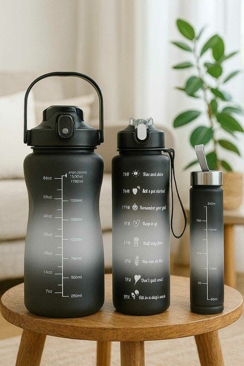 Producto - Set de 3 botellas motivacionales