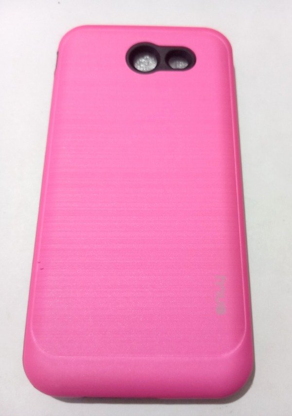 Producto - Funda Rígida Fucsia Cepillado para Samsung J3 Prime