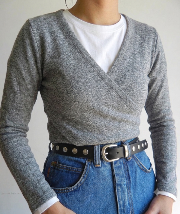 Sweater ZARA gris