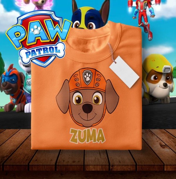 Producto - Plantillas Remeras Paw Patrol Diseños para Sublimar Sublimación DTF #r345 - 1